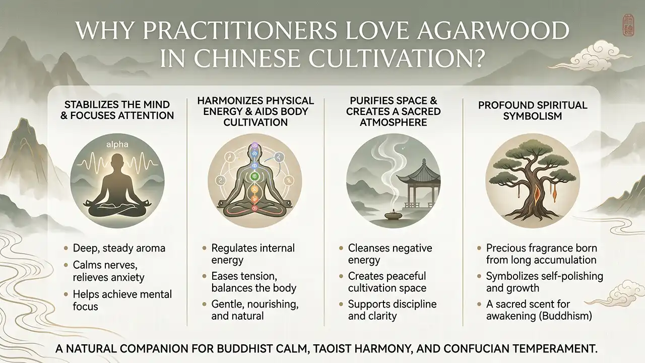 Why Do Practitioners Love Agarwood in Chinese Cultivation?