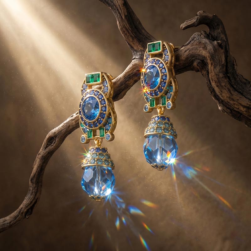 Byzantine Empress Drop Earrings — 2