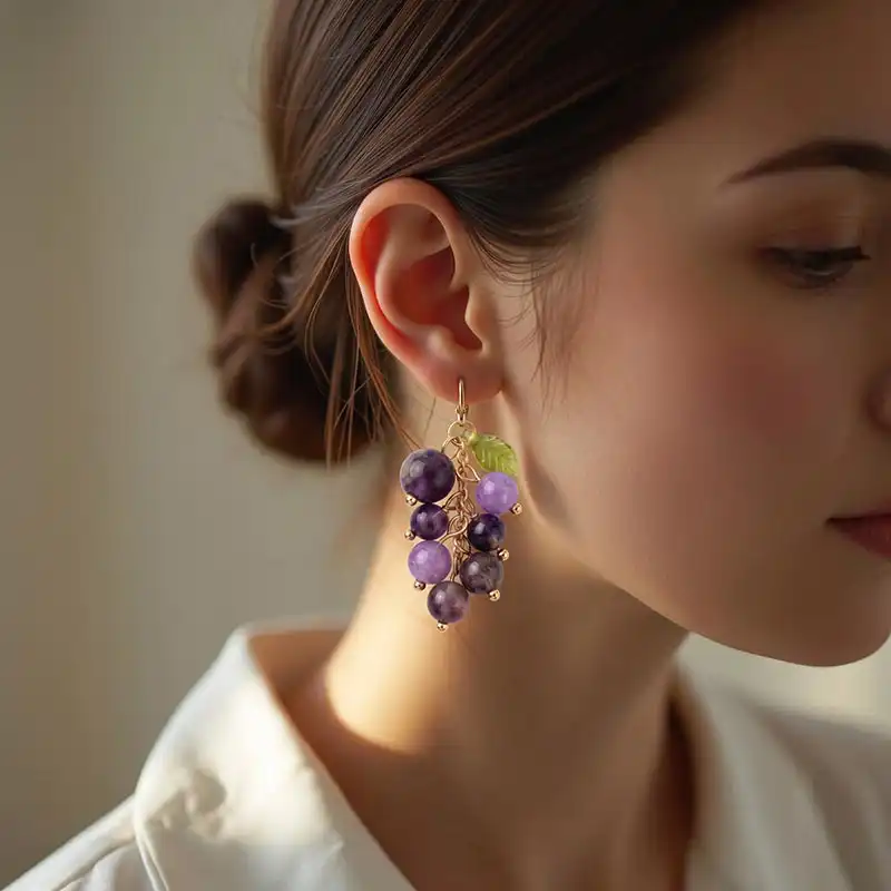Moonlit Wisteria Earring — 3