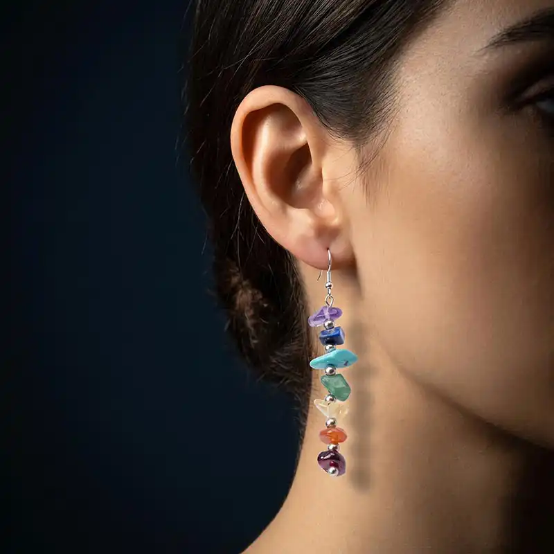 Seven Chakras Healing Energy Earrings — 3