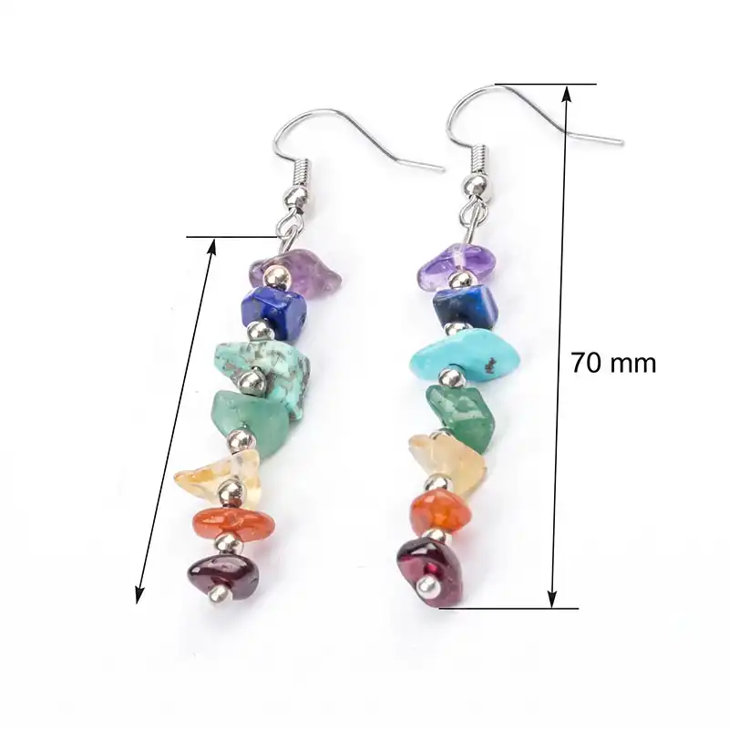 Seven Chakras Healing Energy Earrings — 4