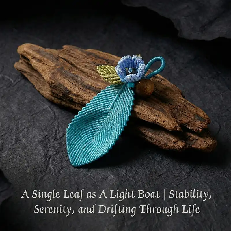 A Lonely Skiff Brooch — 1