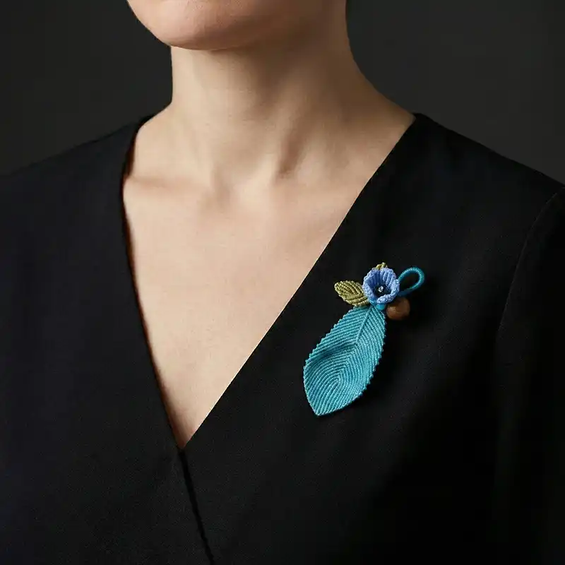 A Lonely Skiff Brooch — 5