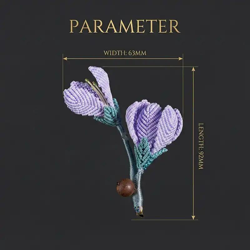 Magnolia Brooch — 2
